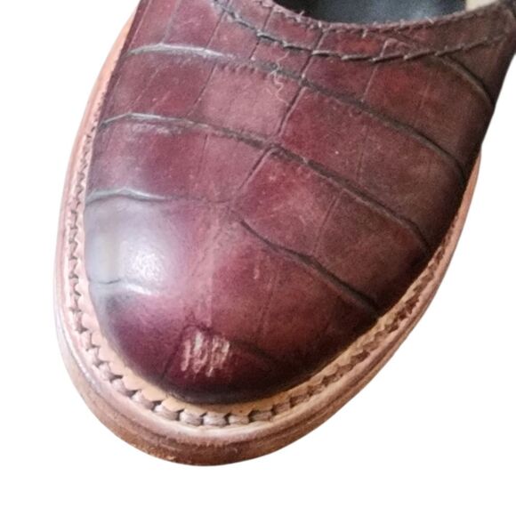 Freebird By Steven Blade Wine Croco - Size 7 - Picture 4 of 11